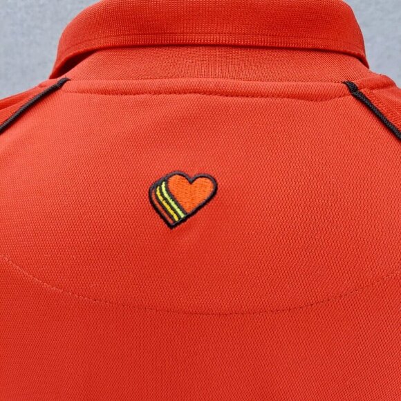 Loves Mens Employee Polo Uniform Shirt Size 3XL Red Embroidered Gas Station - Picture 4 of 7